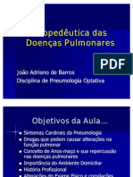 Pneumologia optativa: sintomas, exames e doenças pulmonares