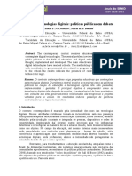 Educação e Tecnologias Digitais Políticas Públicas em Debate - Anais 5º SENID