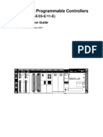 C200H CPU01-E-03-11 Program Controller Installation Manual