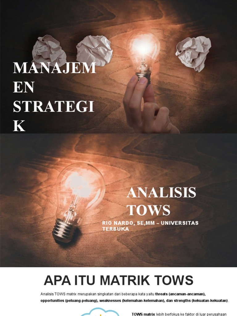 Materi 5 Analisis Tows Pdf
