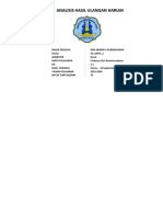 Analisis Nilai Uh 2021 Xii A 2