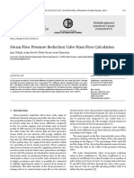 Steam Flow Pressure Reduction Valve Mass Flow Calculation: Pomorstvo Scientific Journal of Maritime Research