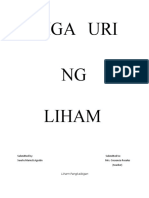 5 Uri NG Liham