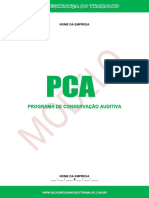 Modelo de PCA - Programa de Conservação Auditiva