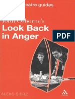 (Continuum Modern Theatre Guides) Osborne, John - Sierz, Aleks - John Osborne's Look Back in Anger-Continuum (2008)