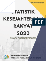 Statistik Kesejahteraan Rakyat Kabupaten Pangkajene Dan Kepulauan 2020