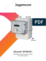 Siconia® EF4EVO+: Residential Gas Smart Meter For Amr System