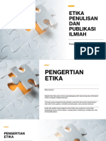 ETIKA PENULISAN UNTUK PUBLIKASI ILMIAH