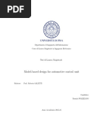 Model-Based Design For Automotive Control Unit