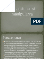 Persuasiunea Si Manipularea