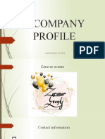 I. Company Profile FINALE