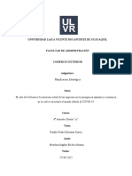 PAE - El Arte de La Guerra y La Situación Actual de Las Empresas en La Emergencia Sanitaria