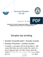 Electrical Machines EE-260: Instructor: DR Alina Mirza