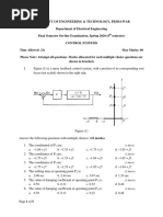 Control System Sp 2020 Final Exam