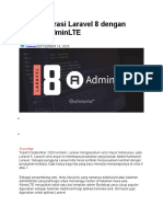 Laravel 8 Admin Lte