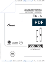 Pompe Immergee Caprari E4 E6 Desert EconomO