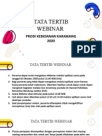 Tata Tertib Webinar Inaugurasi