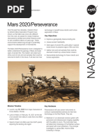 Mars 2020/perseverance: Key Objectives