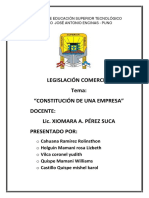 Empresa - Legislacion Comercial