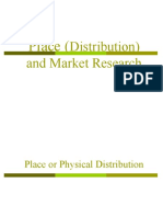 Place (: Distribution) and Market Research
