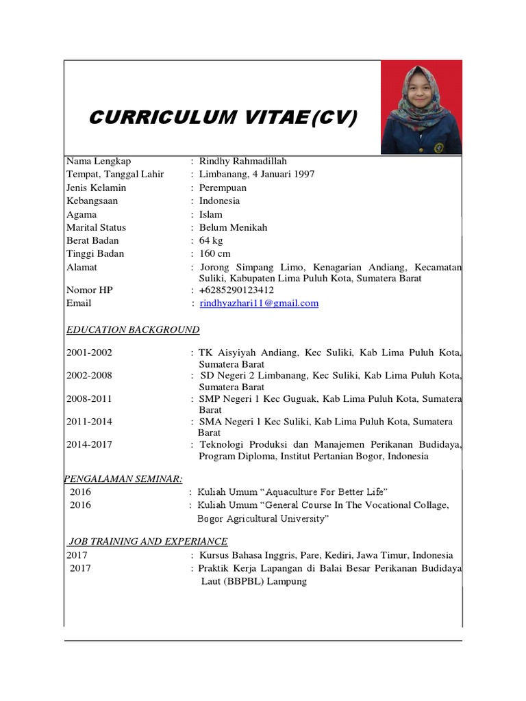 CV Baru | PDF | Kesehatan Holistik | Gaya Hidup