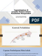 Pert 1 Kepemimpinan & Berpikir Sistem Dalam Kesehatan Masyarakat