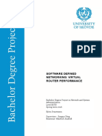 Software Defined Networking: Virtual Router Performance