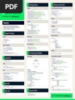 Python Seaborn Cheat Sheet | PDF | Scatter Plot | Regression Analysis