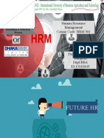 Human Resource Management Course Code: HRM 301: Recruiting & Selection Process