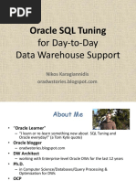 Oracle SQL Tuning: For Day-to-Day Data Warehouse Support