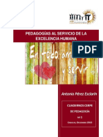 Cuaderno CERPE #1 - Pedagogías Al Servicio de La Excelencia - Pérez Esclarín