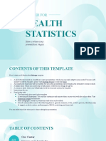 Center for Health Statistics by Slidesgo