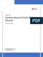 Getting Started Guide &user Manual: Arrangers Login