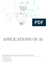 AI Applications in Systems that Act, Predict, Learn and Create