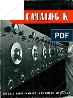 General Radio Catalog K 1938