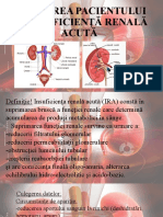 ingrijirea pacientului cu insuficienta renala acuta