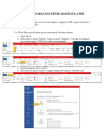 Tutorial para Convertir Imagenes A PDF