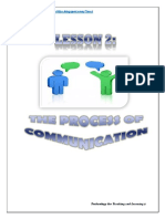 IV. Lesson 2 - The Process of Communication