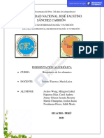 Informe Fermentación Alcohólica