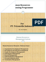 HR Programme