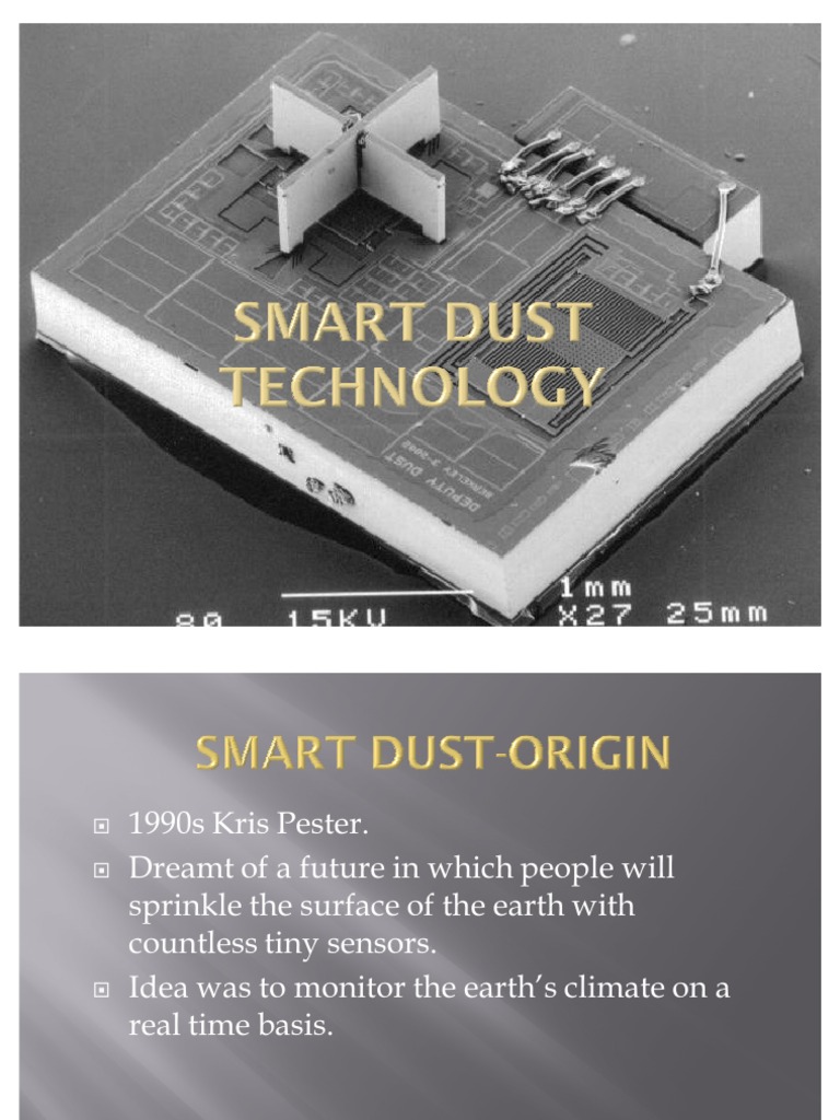 Smart Dust PDF Surveillance Natural Environment