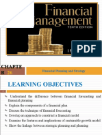Chapte R: Financial Planning and Strategy