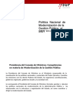 Gestión Publica y Modernización