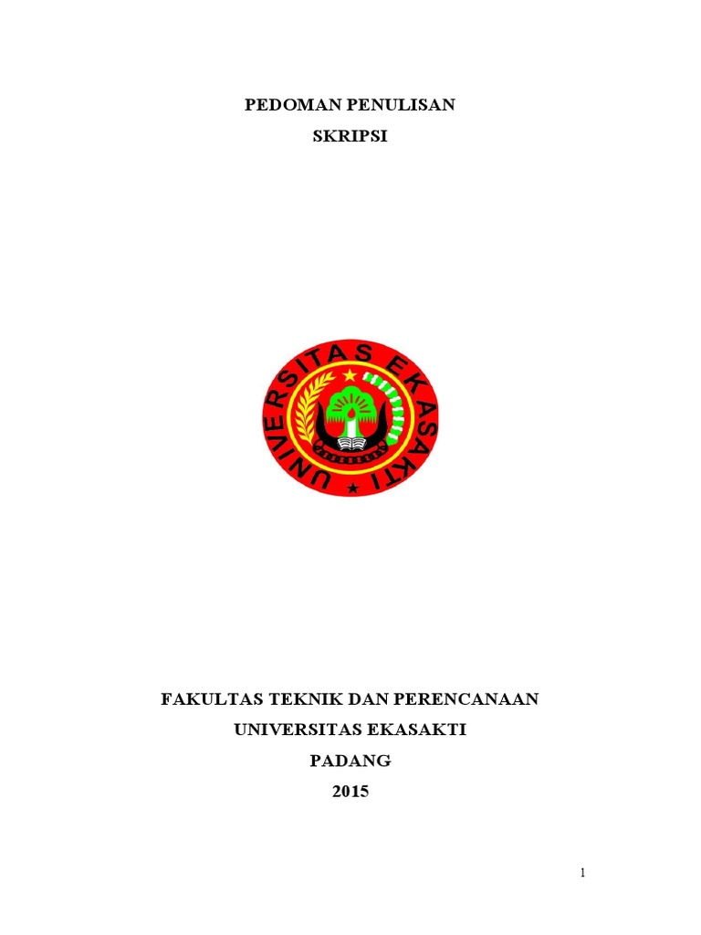 Pedoman Skripsi Fakultas Teknik UNES | PDF | Seni | Komputer