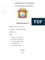 Presupuesto Maestro, Trabajo Grupal