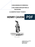 Portada de HENRY CAVENDISH