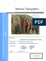 Informe Topografico CRQ