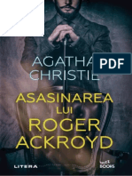 Agatha Christie - Uciderea lui Roger Ackroyd 1.0 °{Poliţistă}