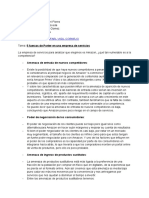 (GER EMP) TAREA N°7; 5 fuerzas de Porter en una empresa de servicios