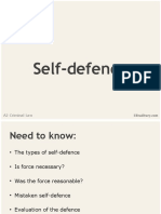 Self-Defence Workbook PowerPoint OCR